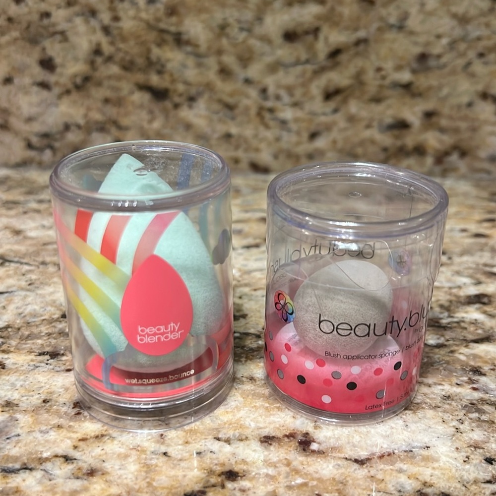 BeautyBlender Sponge Set- Full-size & Beauty Blusher- NWT